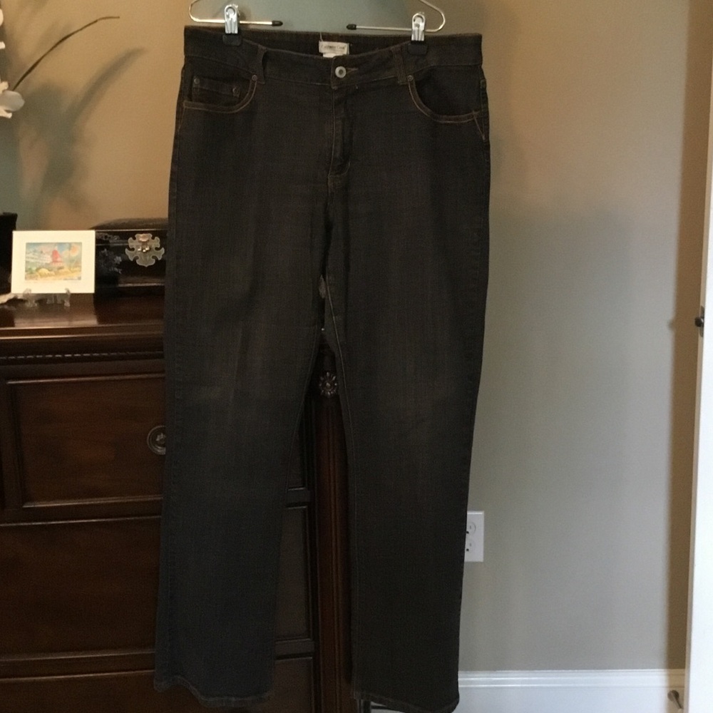 Coldwater Creek Black Boot Cut Jeans - Picture 1 of 8